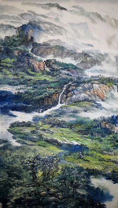 筆墨傳經(jīng)典功勛耀中華--中國當(dāng)代極具創(chuàng)作力的新文藝書畫名家盛絜