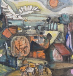 中華創(chuàng)世神話(huà)文藝創(chuàng)作工程 施大畏談連環(huán)畫(huà)繪本 伯鯀獻(xiàn)身